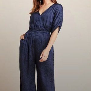 Anthropologie Maeve Jacqueline Jacquard Jumpsuit